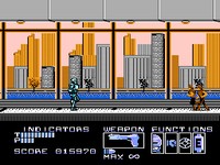 une photo d'Ã©cran de Robocop sur Nintendo Nes